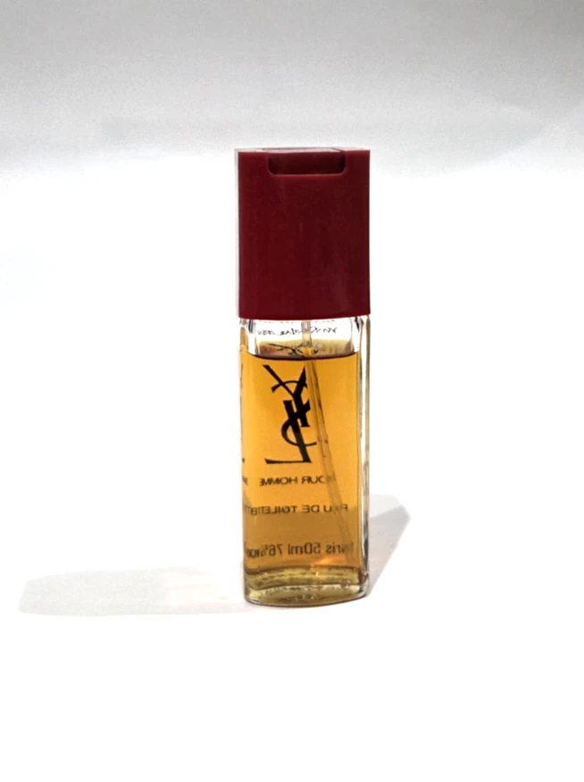 1069-2 YSL Pour homme EDT 50ml 47ml remaining no box - Image 2