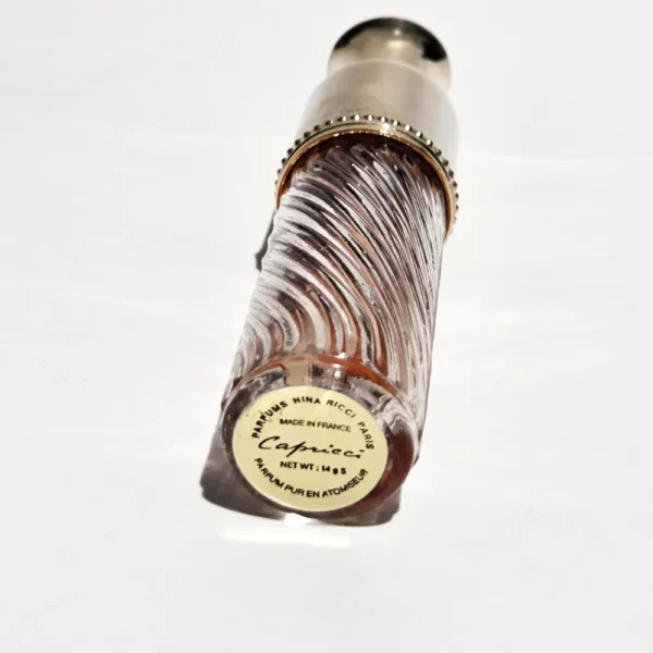 vintage 1960s nina ricci "capricci" pure parfum purse spray (rare mini partial no box)