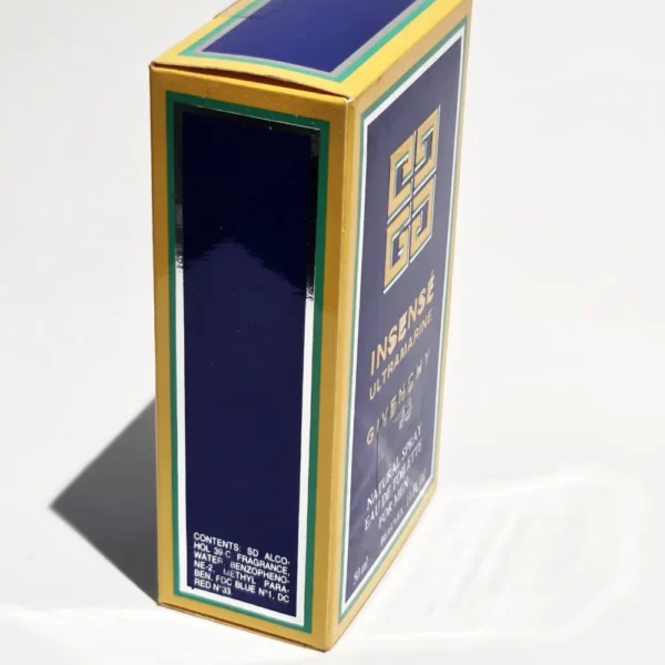 mint 1988 vintage givenchy insensé ultramarine 50ml edt boxed batch 809283
